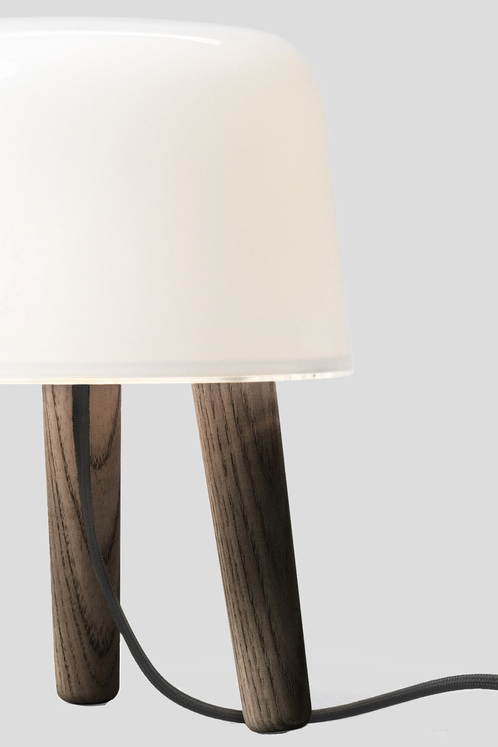 Milk Bordlampa Rökt Ek